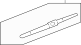 MZ690952 Back Glass Wiper Blade (Rear)