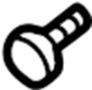 Screw. License. Bumper. Bracket. (Front). A Screw that is used to.