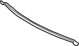 MR348803 Bumper Cover Reinforcement (Front, Upper)