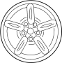 MR623407 Wheel