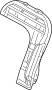 MR378055 Seat Back Frame (Right, Front, Upper)