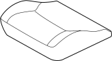 Seat Cushion Foam (Right, Front, Lower)