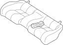 Seat Cushion Foam (Rear, Lower)