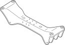 MR369145 Suspension Subframe Crossmember (Rear)