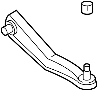 MR124293 Arm. (Left, Front, Rear, Lower)