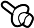 Bolt. (Upper, Lower). A threaded rod with a.