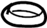 Pipe. Seal. Gasket. Exhaust. (Front, Upper). A component which.