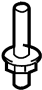 MU000453 Bolt. Crossmember. Suspension. Mount. (Front)
