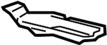 8011A345 Parking Brake Lever Cover