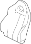Seat Back Cushion Cover (Left, Front)