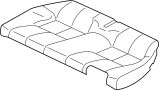 MN177451HC Seat Cover (Rear)
