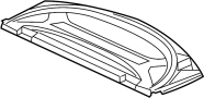 MN121067HA Package Tray Trim (Front, Rear, Upper)