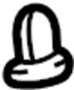 MU481027 Hood Seal Clip (Front, Rear)