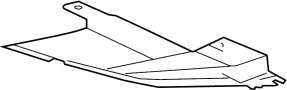 Radiator Support Splash Shield (Front)