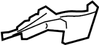 MR595765YA Seat Track Cover (Front)