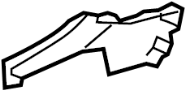 MR595763XA Seat Track Cover (Front)