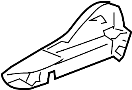 MR595761YA Seat Hinge Cover (Left, Front)
