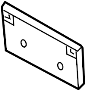 License Plate Bracket (Front)