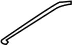 MR487719 Hood / Trunk Prop Rod