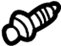 MU240002 Hood Hinge Bolt (Lower)