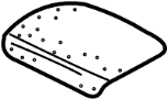 Seat Cushion Pad (Right, Front)