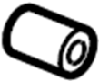 MR986212 Bushing - Seat. Release cable Bushing. Trim bezel Bushing. (Rear)