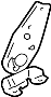 MR966983 Seat Hinge (Rear)
