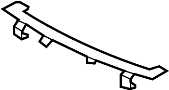 6400A477 Bumper Cover Support Rail (Front, Upper)