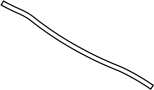 5902A006 Hood. (RR). Seal. Cowl Water Deflector. Weatherstrip. Weatherstrip -. (Rear)