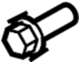 MF246324 Hood Latch Bolt