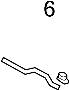 5902A041 Clip. Weatherstrip. Seal. (Front)