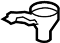 8260A097 Washer Fluid Reservoir Filler Pipe (Front)