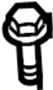 MU242003 Washer Fluid Reservoir Filler Pipe Screw