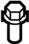 MS240179 Bolt. Console. (Rear)