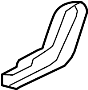 6977A432YA Seat. Cover. Panel. RECLININ.