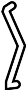 5745A176 Door Lock Operating Rod (Rear)