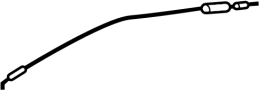 5745A180 Door Latch Cable (Rear)