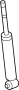 4162A050 Suspension Shock Absorber (Rear)