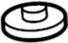 MR594613 Bushing. (Rear, Upper, Lower)
