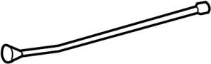 5906A115 Hood / Trunk Prop Rod