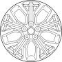 4250D536 Wheel