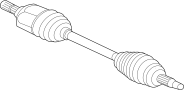 CV Axle Assembly (Front)