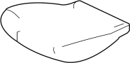Seat Cushion Foam (Left, Front, Lower)