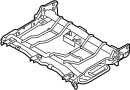 6912B377 Seat Frame (Left, Rear)