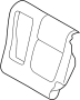 Seat Back Cushion Cover (Left, Rear)