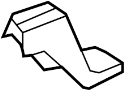 6977A070 Seat Track Cover (Front, Rear)