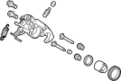 Disc Brake Caliper (Right, Rear)