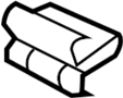 MR415259 Cover. Bumper. Clip. (Rear, Upper, Lower)