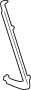 Grille Molding (Front, Lower). Grille Molding. Chrome.