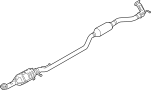 Pipe. Intermediate. Exhaust. Catalytic Converter.